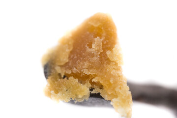 Cannabis concentrates and extract close up macro