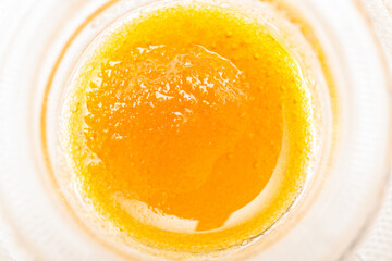Cannabis concentrates and extract close up macro