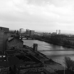 Glasgow in black and white