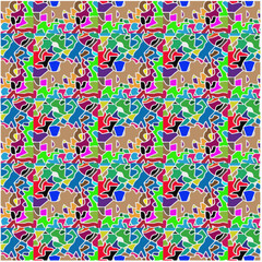 Bright mosaic texture. Ceramic tile texture. Perfect for fashion, textile design, cute themed fabric, on wall paper, wrapping paper, fabrics and home decor.