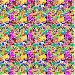 Bright mosaic texture. Ceramic tile texture. Perfect for fashion, textile design, cute themed fabric, on wall paper, wrapping paper, fabrics and home decor.