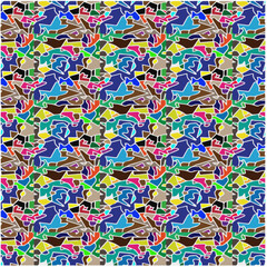 Fototapeta na wymiar Bright mosaic texture. Ceramic tile texture. Perfect for fashion, textile design, cute themed fabric, on wall paper, wrapping paper, fabrics and home decor.