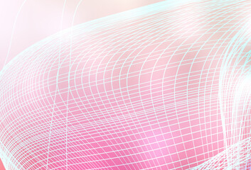 Light Pink, Yellow vector blurred template.