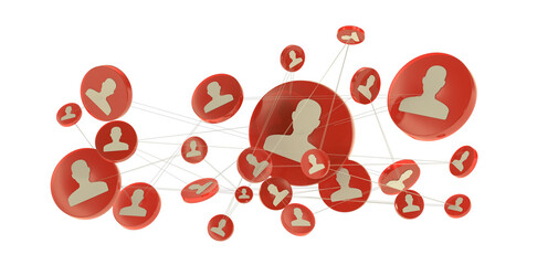 Global digital connections with technology