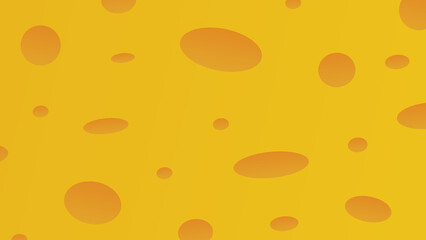 Cheese background. Yellow cheese texture. Vector illustration