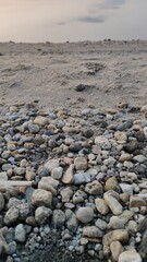 stones on the beach