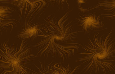 Awesome background with orange electrifying waves