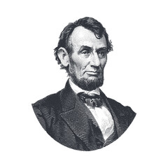 Abraham Lincoln | Farmhouse | EPS10 - obrazy, fototapety, plakaty