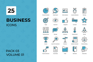Business icons collection. Set contains such Icons as business man, teamwork, office, finance, and more