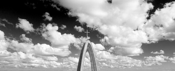 Higuey, Dominican Republic — 9 February 2022: Catholic Church Basilica Nuestra Senora de la...