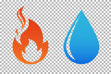 Fire. Icon illustration for design. Fire flame logo vector illustration design template. 