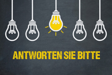 Antworten Sie bitte
