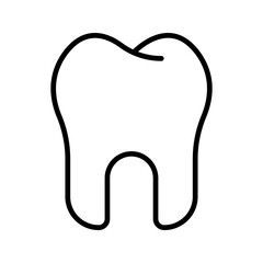 Tooth icon. medical tooth sign. vector illustration