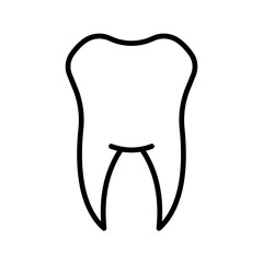 Tooth icon. medical tooth sign. vector illustration