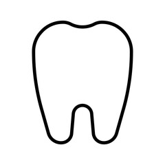Tooth icon. medical tooth sign. vector illustration