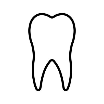 Tooth icon. medical tooth sign. vector illustration