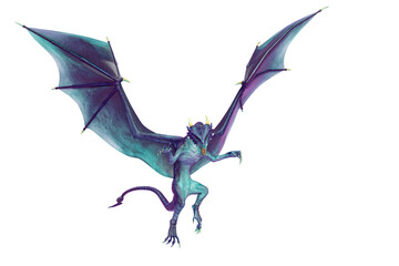 Fototapeta premium dragon is hunting down