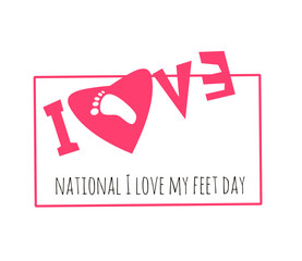 national I love my feet day