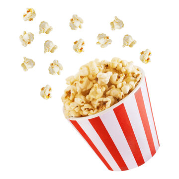 Popcorn Blast on white isolated