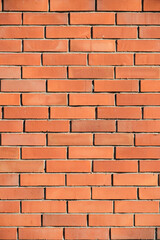 Obraz premium Background, texture of a red brick wall.