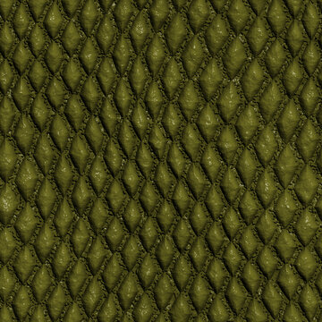 Alligator skin texture. Crocodile seamless pattern, reptile scales green moss wild tropical animal. Crocodile pattern skin illustration, texture background snake skin or alligator