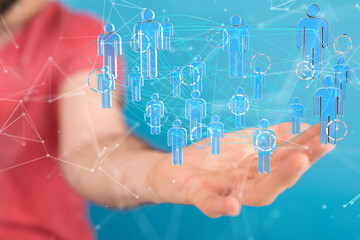 social network and leadership as concept.You need resource