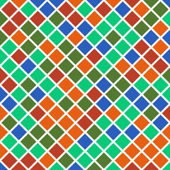 Color Rhombus tile tessellation pattern illustration