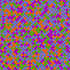 Color Rhombus tile tessellation pattern illustration
