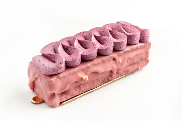 berry pastries with mousse cream