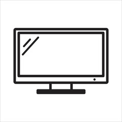 monitor icon vector design template