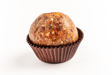 Healthy homemade energy balls with nuts