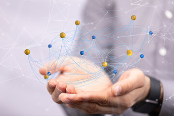 Concept of teamwork and partnership