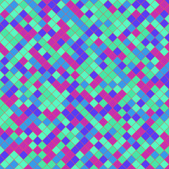 Color Rhombus tile tessellation pattern illustration