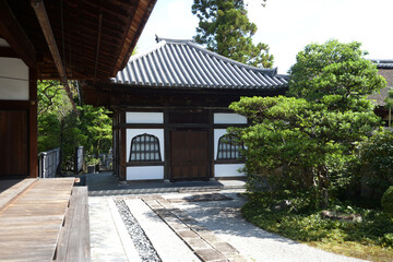 Fototapeta premium 妙心寺 大心院の祖堂 京都市右京区花園