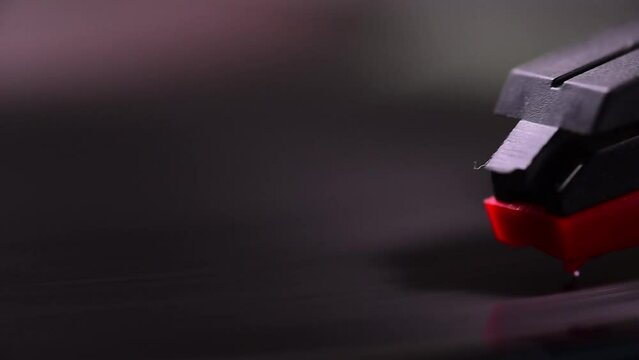 Record Playing Macro Needle