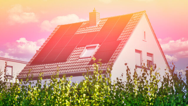 PV Anlagen auf dem dach sind nützlich für die Energiewende