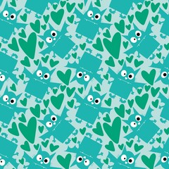 Cartoon Halloween seamless bats vampire with wings pattern for kids accessories and festive wrapping and fabrics