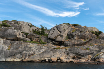 Schäreninsel vor Larvik, Norwegen