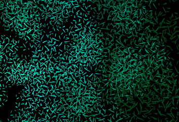 Dark Green vector texture with colored lines.