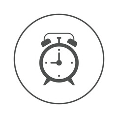 Alarm sleep clock ringing icon | Circle version icon |
