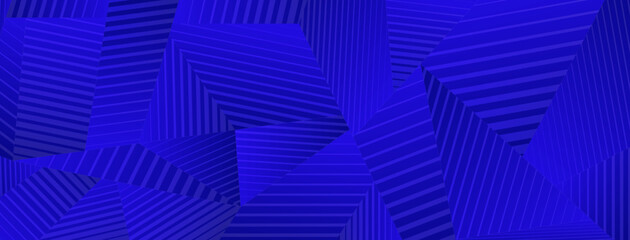 Abstract background made of groups of lines in blue colors