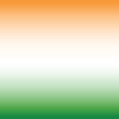 Indian national flag tri-color gradient