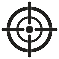 target symbol sign icon - vector illustration