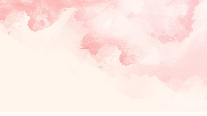 Fototapeta na wymiar Abstract pink watercolor background - Watercolor background texture soft pink - abstract morning light