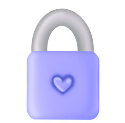 heart shaped padlock