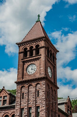 Historic Clock Tower, Jim Thorpe Pennsylvania, USA
