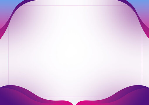 Purple Certificate Border