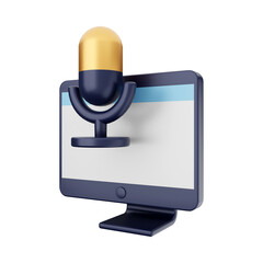 computer function 3d icon illustration