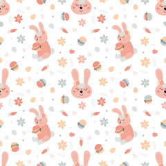 seamless easter pattern