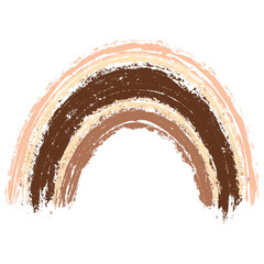 Abstract rainbow, Boho rainbow. Scandinavian style rainbow.